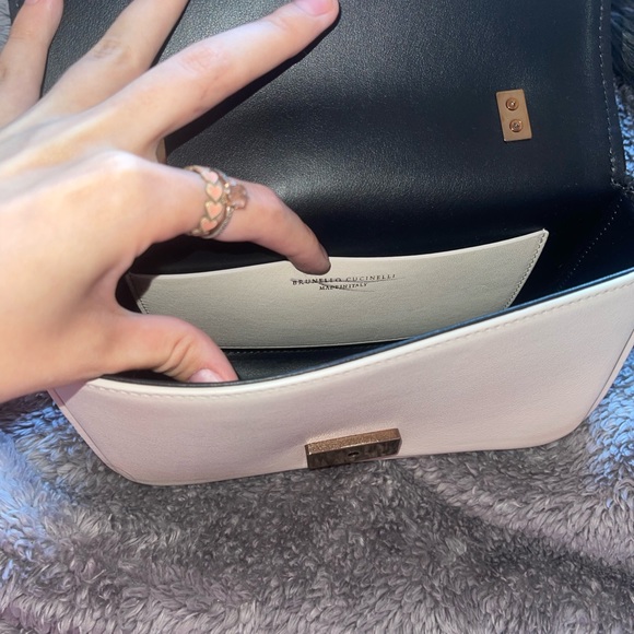 BRUNELLO CUCINELLI Monili Leather Top-Handle Bag - Picture 7 of 8